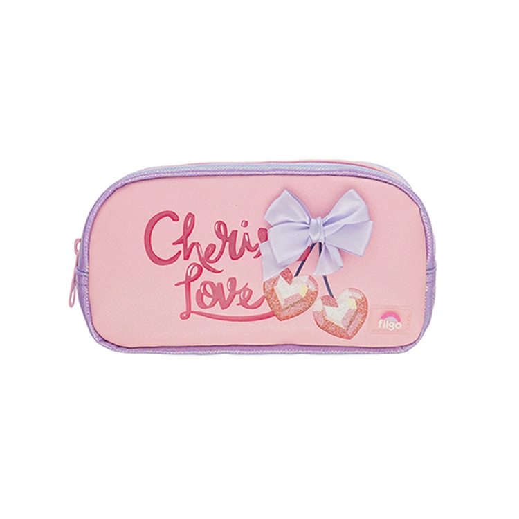 Cartuchera Filgo 2026 Starpak Pouch Cherry Heart Art.CA26-PST-038